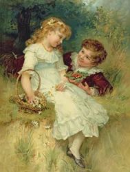 Geliefden, uit de Pears Annual, 1905